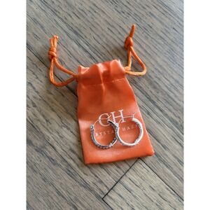 Crystal Haze Mini Serena‎ Hoop Earrings New